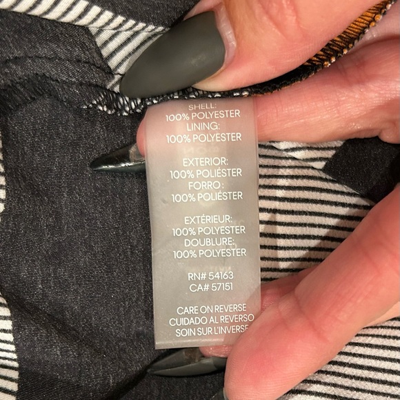 Karl Lagerfeld Asymmetrical Dress in Orange and Black - Picture 15 of 16